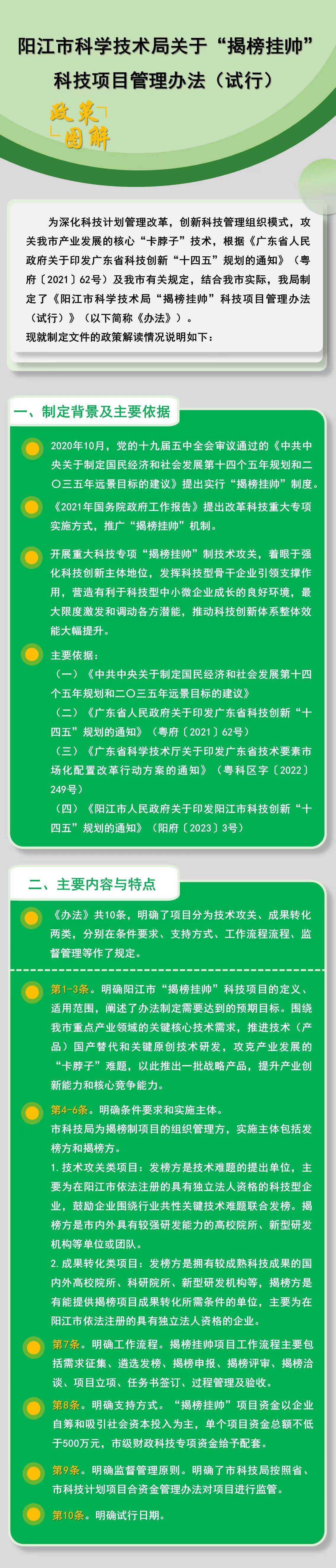 一圖讀懂《陽江市科學技術局關于“揭榜掛帥”科技項目管理辦法（試行）》.jpg